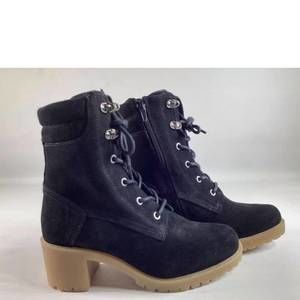 NEW ERIC MICHAEL women amelia lace up boots in black